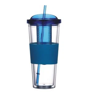 600 ml/20 oz plastová nádoba s dvojitou stěnou pro prodej za tepla